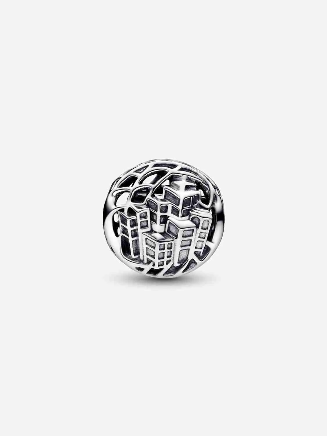 Charm Marvel Spider-Man Surplombant la Ville_1 Charm Marvel Spider Man Surplombant la Ville 1